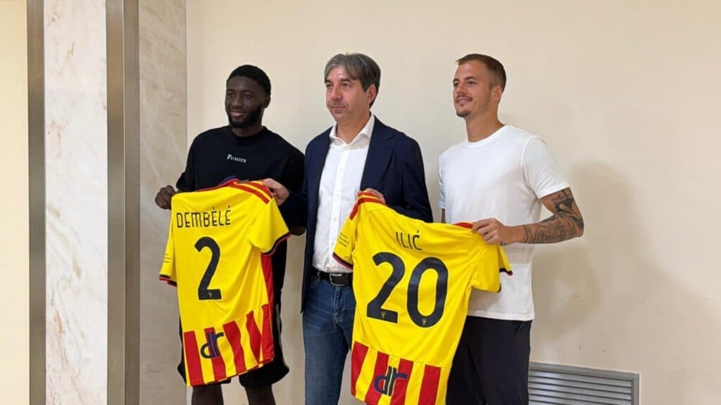 Lecce, Dembélé e Monteiro svolgono il primo allenamento con il gruppo