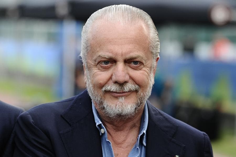 Napoli, l'incoraggiamento di De Laurentiis ad Allegri